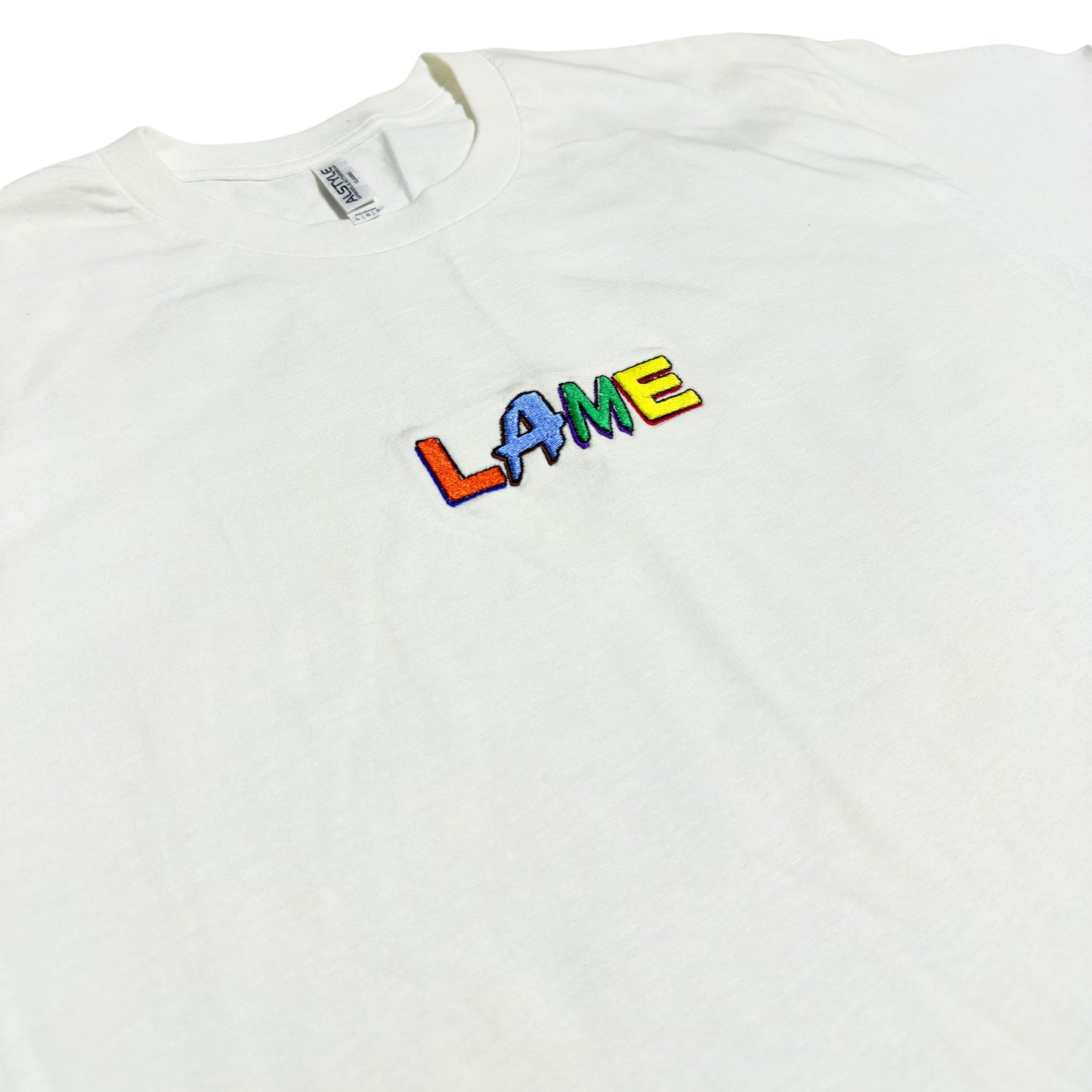 "Super Lame" Embroidery Tee